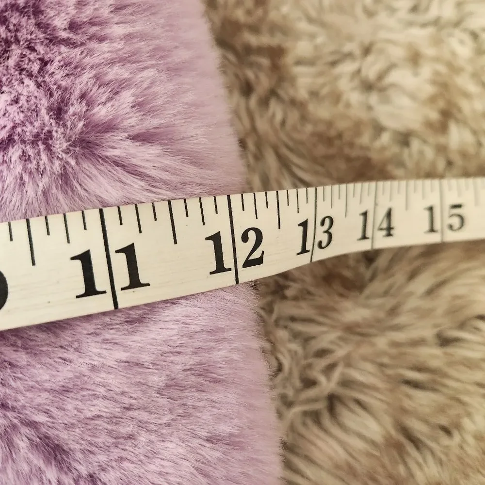 asos Design Lavender Faux Fur Tote‎ Bag